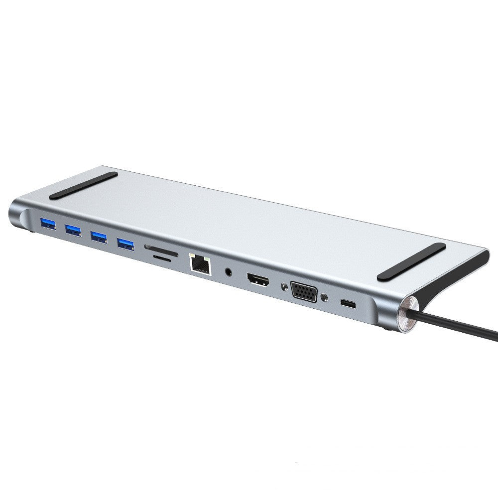 11-in-1 USB-C Hub Docking Station | Gigabit, Type-C | MacBook & Laptop Multiport Adapter