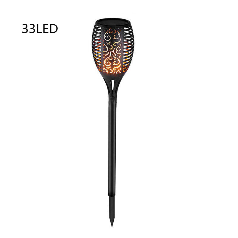 Solar LED Outdoor Torch Flame Garden Light | IP65 | 350 Lux | 10hr Runtime | 5.5V Solar | 2200mAh | Auto On/Off | 33–96 LED | 1–4pc | Garden, Lawn & Pathway