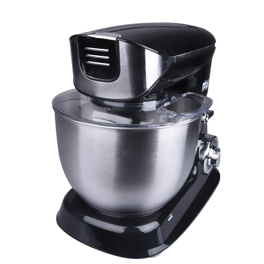 1300W 6.5L 3-in-1 Stand Mixer & Chef Machine | 6-Speed + Pulse, Tilt-Head, Dough Hook, EU Plug, Black & White