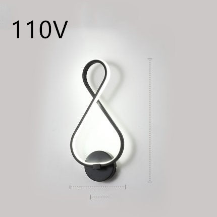 Nordic Minimalist LED Wall Lamp | Silicone Shade | 30,000h LED | Button Switch | 110V & 220V | Warm & White Light | Multiple Styles