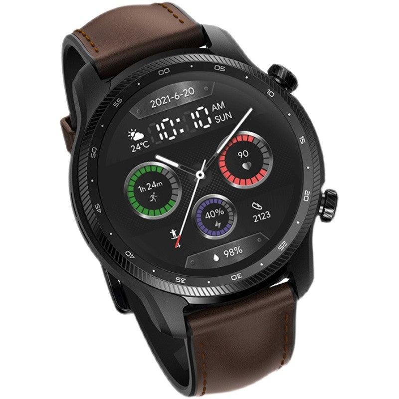 TicWatch Pro X Smartwatch – Wear OS, 4G eSIM, 1.39" AMOLED, NFC, GPS & IP68