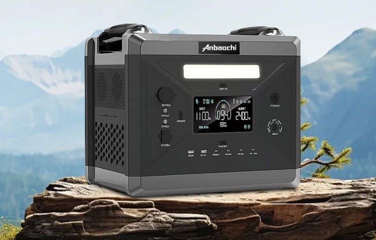 2400W Portable Power Station | 675,000mAh, 6000 Cycles & Multi-Protection (US Plug)