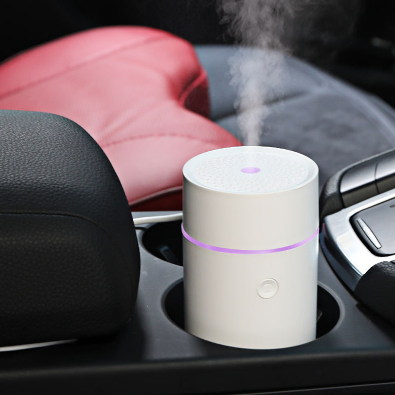 Mini USB Aroma Diffuser & Humidifier | 80ml | 20–35ml/h | RGB LED | 5W | Silent | PP+ABS | Black & White | Bedroom, Office & Spa