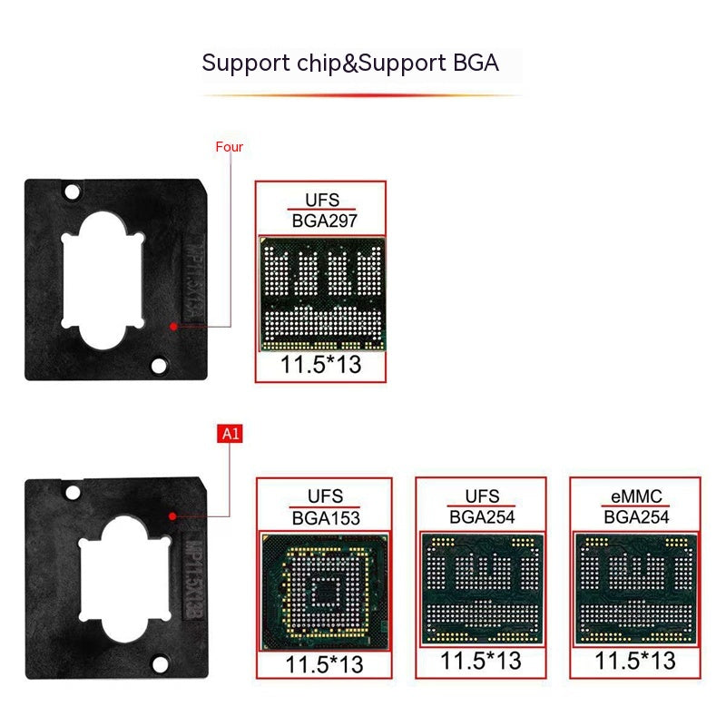 MIPI NB Max Box USB 3.0 Programmer | UFS BGA 153/254/297 & eMMC 13-in-1 Adapter