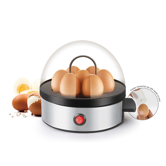 Multifunctional Egg Cooker & Mini Egg Steamer | ABS & Stainless Steel | EU Plug | Breakfast Kitchen Appliance