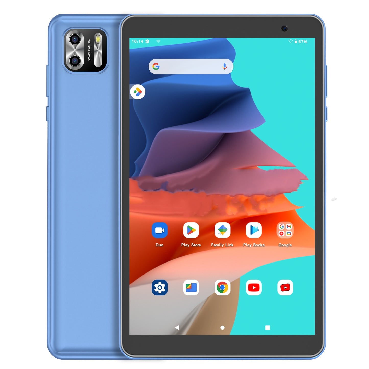 8" Android 13 Tablet | Octa-Core | 4GB RAM + 64GB | IPS | GPS | Bluetooth | 7–9hr Battery | Blue, Gray & Pink