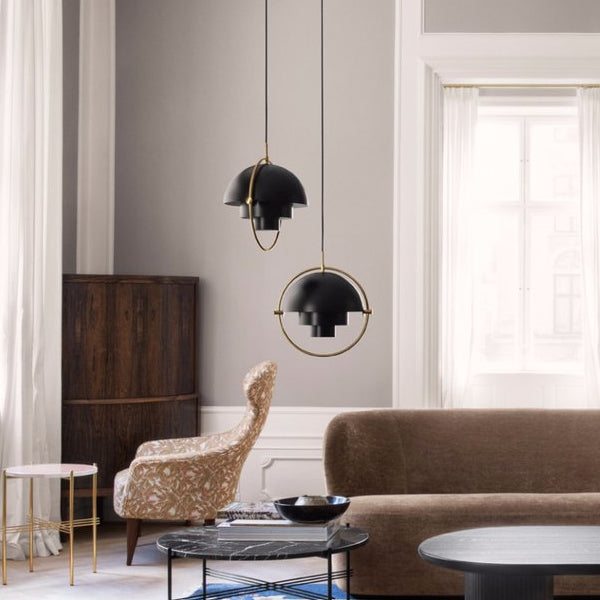 Chrome-Plated Zinc Alloy Half-Circle LED Chandelier | 4 Colours, 111-240V, 10-15㎡, Bedroom & Dining Room