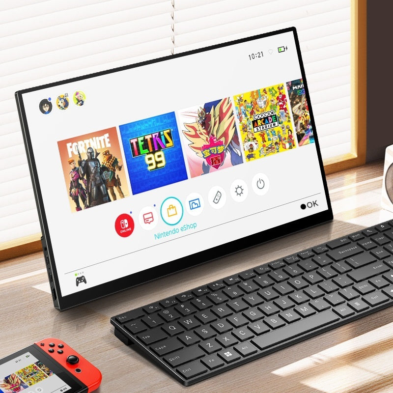 Portable IPS Monitor | 1080p Full HD | Touch & Regular | 13.3", 14" & 15.6" | HDMI & USB-C | Black