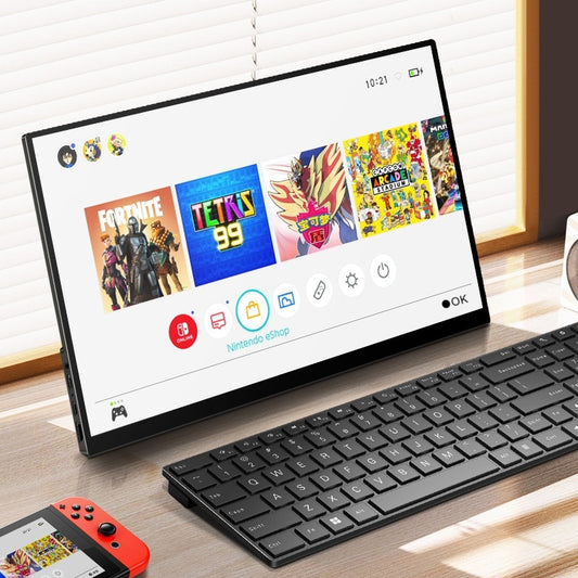 Portable IPS Monitor | 1080p Full HD | Touch & Regular | 13.3", 14" & 15.6" | HDMI & USB-C | Black