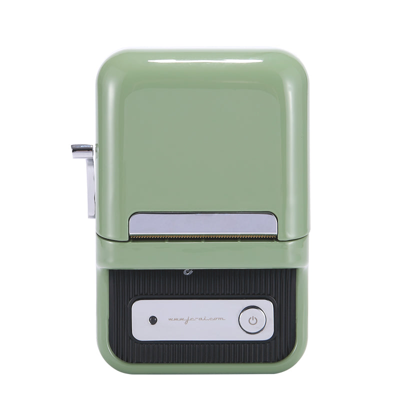 B21 Bluetooth Thermal Label Printer | 203DPI, Android & iOS | Text, Barcode & QR Code | Black, Green & Red