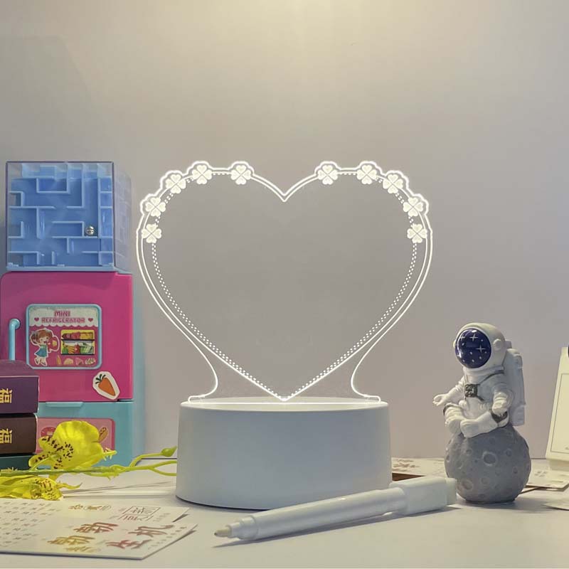 LED Acrylic Handwriting Message Board | 3W 5V USB | Touch & Remote | 16 Designs | Acrylic + ABS | Erasable Pen Included