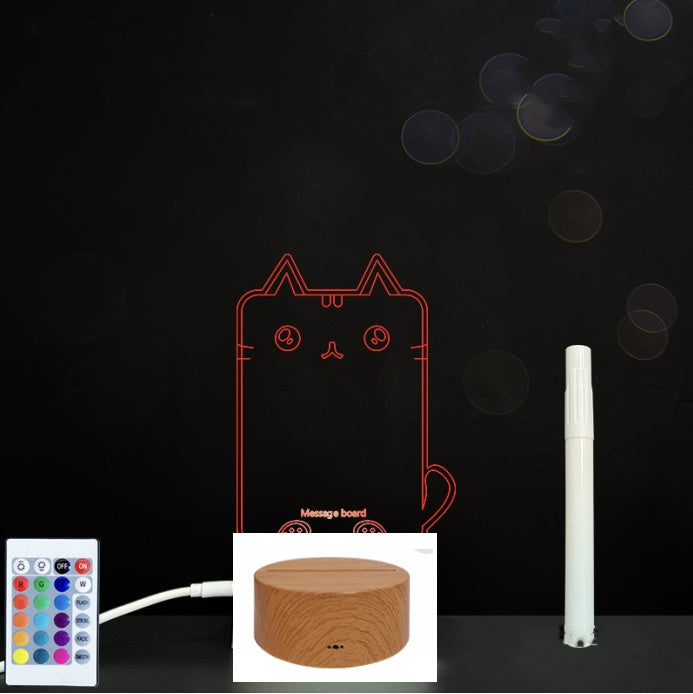 LED Acrylic Handwriting Message Board | 3W 5V USB | Touch & Remote | 16 Designs | Acrylic + ABS | Erasable Pen Included