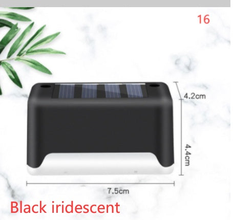 Solar LED Outdoor Step & Fence Light | Warm White | Auto On/Off | Waterproof | 75×44×42mm | European Style | Deck, Stairs, Garden & Pathway | 1–20pc Packs | Black & Brown
