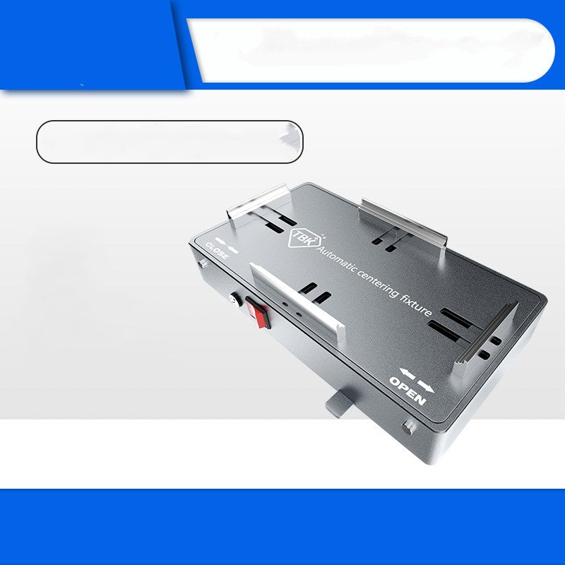 TBK 203R Smart Auto-Centering Fixture | Phone Screen Removal, Apple Back Cover Die, Aluminum, 205×110mm