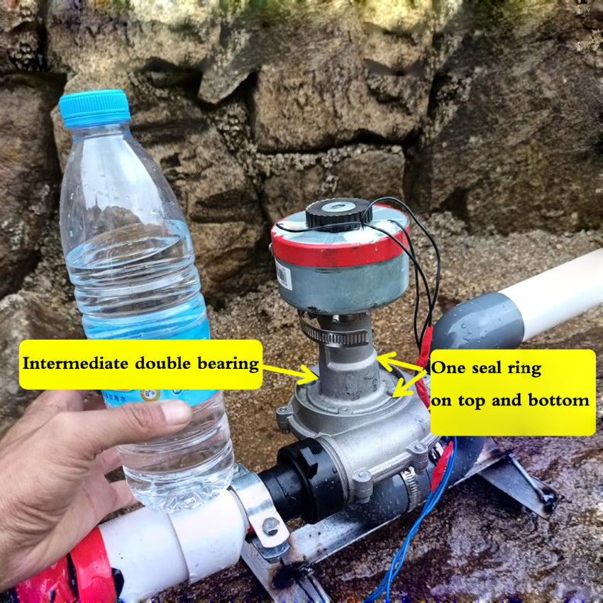 500W Micro Hydroelectric Water Generator | Pure Copper Coil, AC 220V 50Hz, Aluminum Alloy, Off-Grid Power