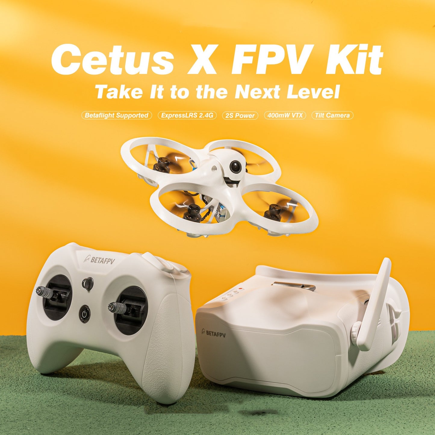 BetaFPV Cetus X ELRS FPV Racing Drone | HD First Vision Indoor Racing Kit