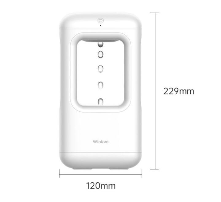 Anti-Gravity Water Drop Humidifier | 500ml | Type-C | Optical Backflow Effect | Ambient Light | Sleep Mode | White Noise <40dB | Bedroom & Desktop