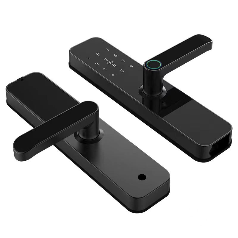 Smart Fingerprint Door Lock | Alloy | Fingerprint, WiFi, App, Password & Card Access | Black & Rose Gold