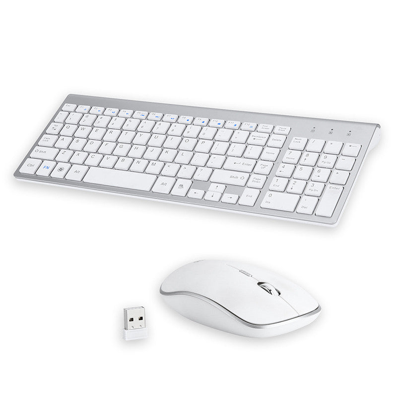 2.4GHz Wireless Keyboard & Mouse Combo | 104 Keys | Ultra-Thin | 800–1600 DPI | Mac & Windows | 4 Colours