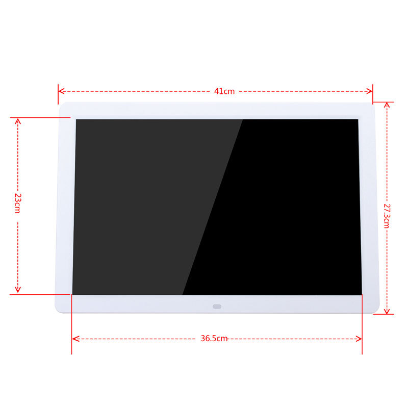 17" HD Digital Photo Frame | 1440x900 | 1080P Video | Stereo Speakers | SD USB | Remote Control