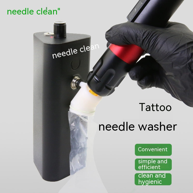 Automatic Induction Tattoo Needle Cleaning Machine | Rechargeable, Color Change, Tattoo Artist Tool