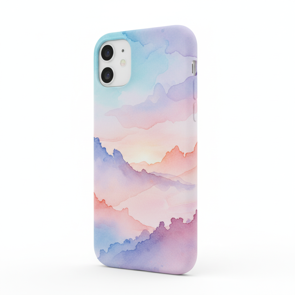 Fashion Print TPU iPhone Case – 8 Artistic Designs, Painted Back Cover, iPhone 6 to 12 Pro Max