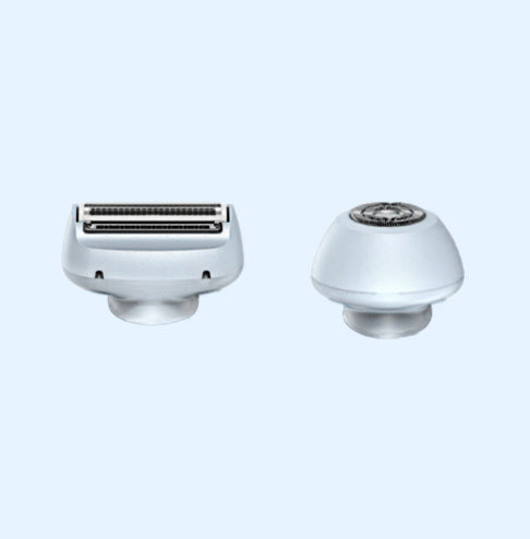 2-in-1 Women's Electric Shaver & Epilator | IPX7 Waterproof | USB Rechargeable | Full Body | Legs, Underarms & Bikini | Hypoallergenic | Wet & Dry | Pink & Blue