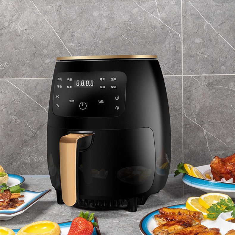 1400W Smart Touch Air Fryer | Stainless Steel | Touch Control | Auto Shut-Off | 305×305×345mm | EU & UK Plug | Black, Green & Red | Home Kitchen