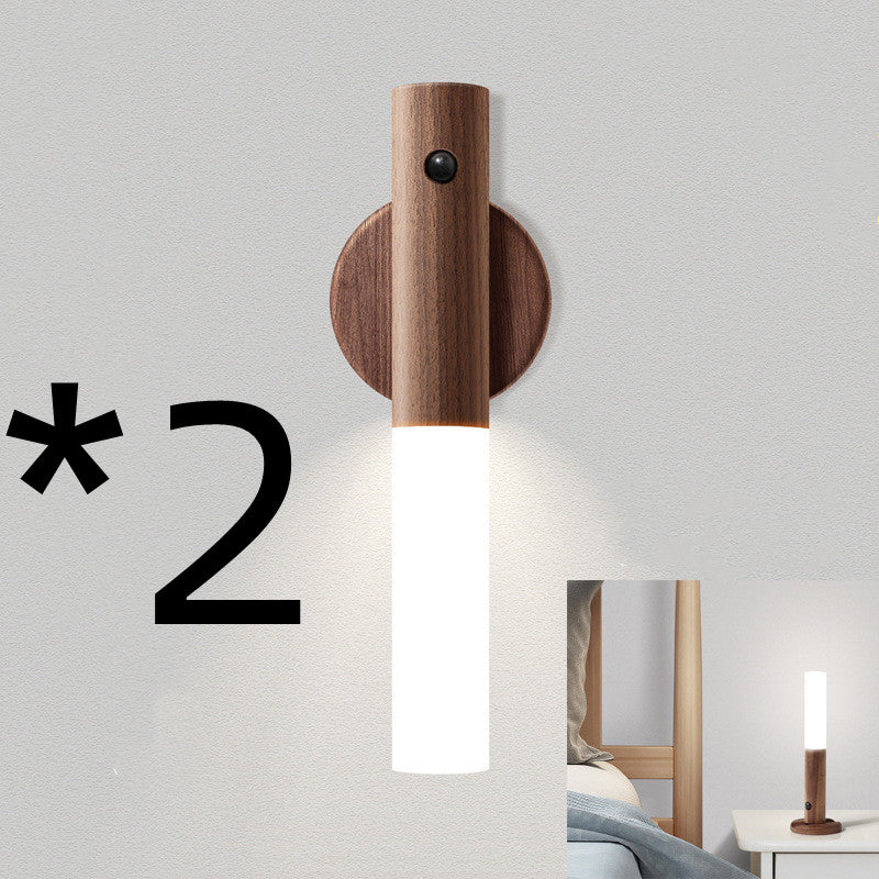 Smart Sensor Wooden LED Desk Lamp | 2700K–3000K Warm White | 1W LED | 500mAh | Solid Wood & Glass | White & Coffee | Single, 2-Pack & 3-Pack