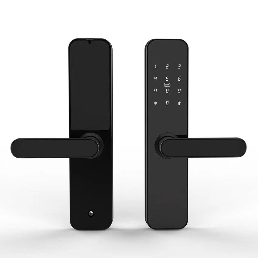 Smart Fingerprint Door Lock | Alloy | Fingerprint, WiFi, App, Password & Card Access | Black & Rose Gold