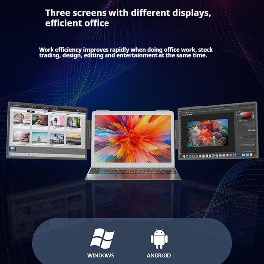 14" Portable IPS Monitor | 1080P FHD | USB-C & HDMI | 250cd/m² | 6ms | Office & Laptop Extension