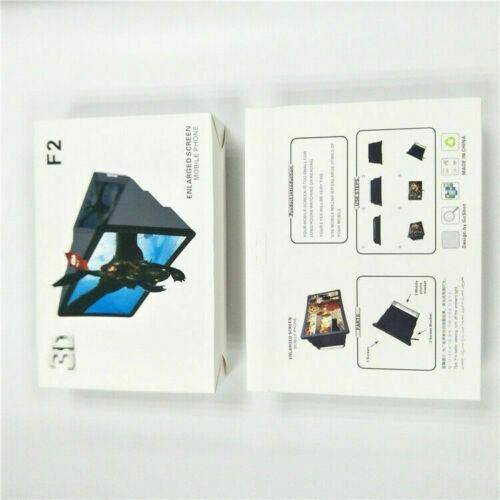 3D Phone Screen Magnifier – 2 Pack | Universal Smartphone Screen Amplifier