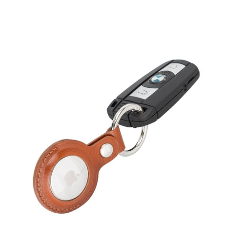Saratoga Leather AirTag Holder - SUNSHINE1504