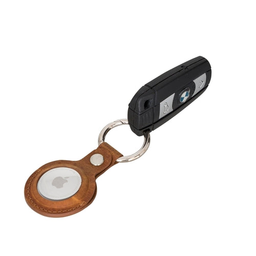 Saratoga Leather AirTag Holder - SUNSHINE1504